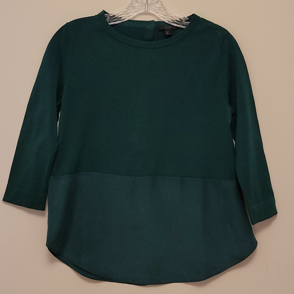 COS silk and cotton blouse